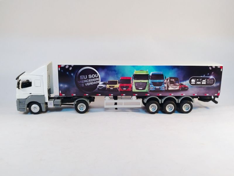 Miniatura Caminhão Truck Mercedes Bens Atego Exército 1:50