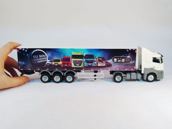 Miniatura Caminhão Truck Mercedes Bens Atego Exército 1:50