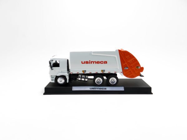 Miniatura de caminhão personalizado, fabricação nacional, Coletor de Lixo truck 1:50, personalizado Usimeca.