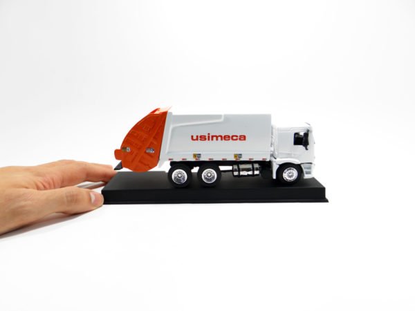 Miniatura de caminhão personalizado, fabricação nacional, Coletor de Lixo truck 1:50, personalizado Usimeca.