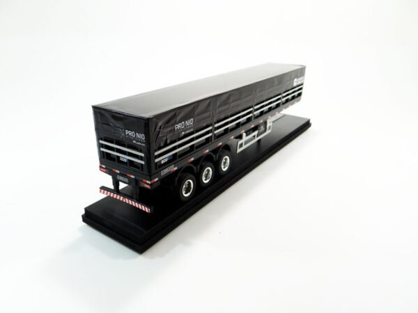 Miniatura de graneleiro 3 eixos juntos 290mm, personalizada, fabricação nacional, personalização Librelato, em escala 1:50.