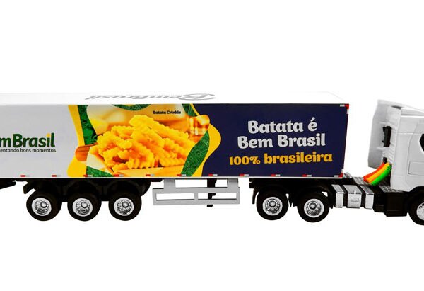 Miniatura baú 3 Eixos CSG R-500 1:50 Bem Brasil