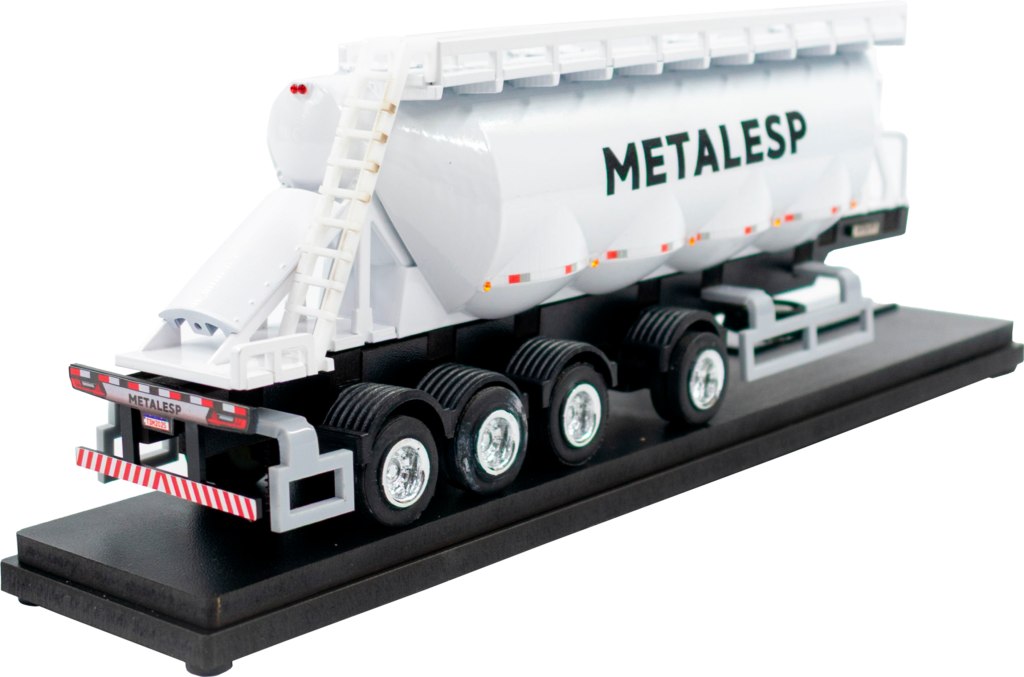 Miniatura de implemento, Silo e personalização Metalesp.