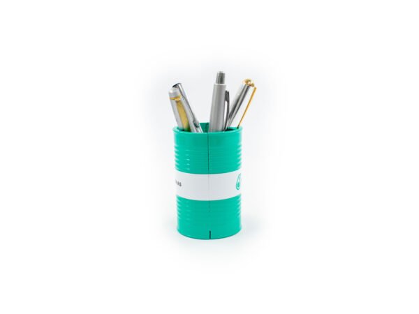 Miniatura de tambor porta canetas personalizado Petronas