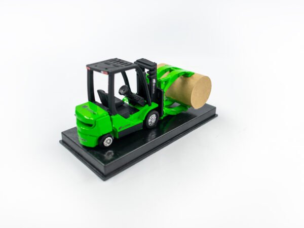 Miniatura de Empilhadeira com garra giratória Suzano